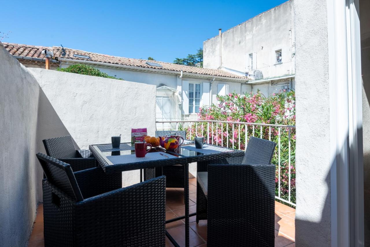 Le Pandora, Proche Tour Magne, Parking Et Terrasse Appartement Nîmes Buitenkant foto