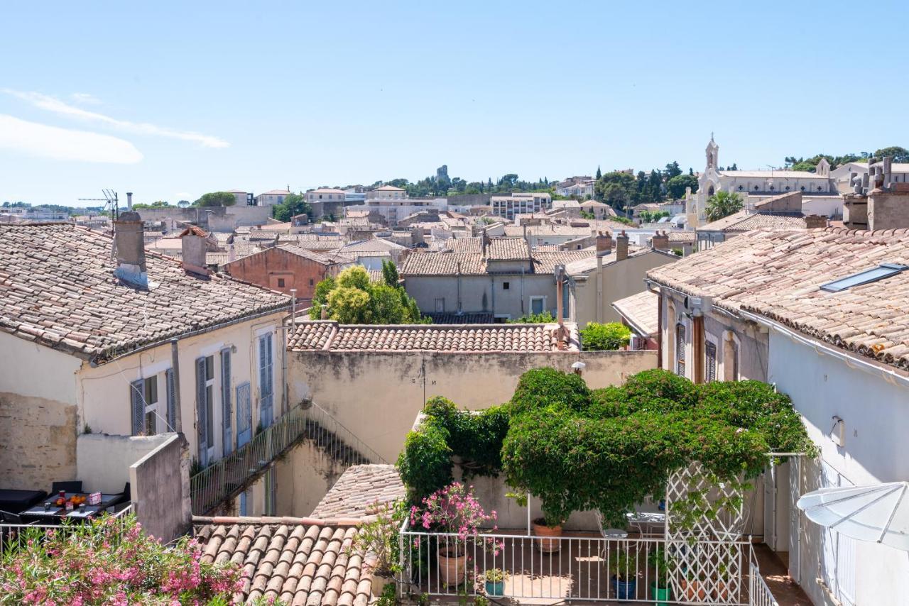 Le Pandora, Proche Tour Magne, Parking Et Terrasse Appartement Nîmes Buitenkant foto